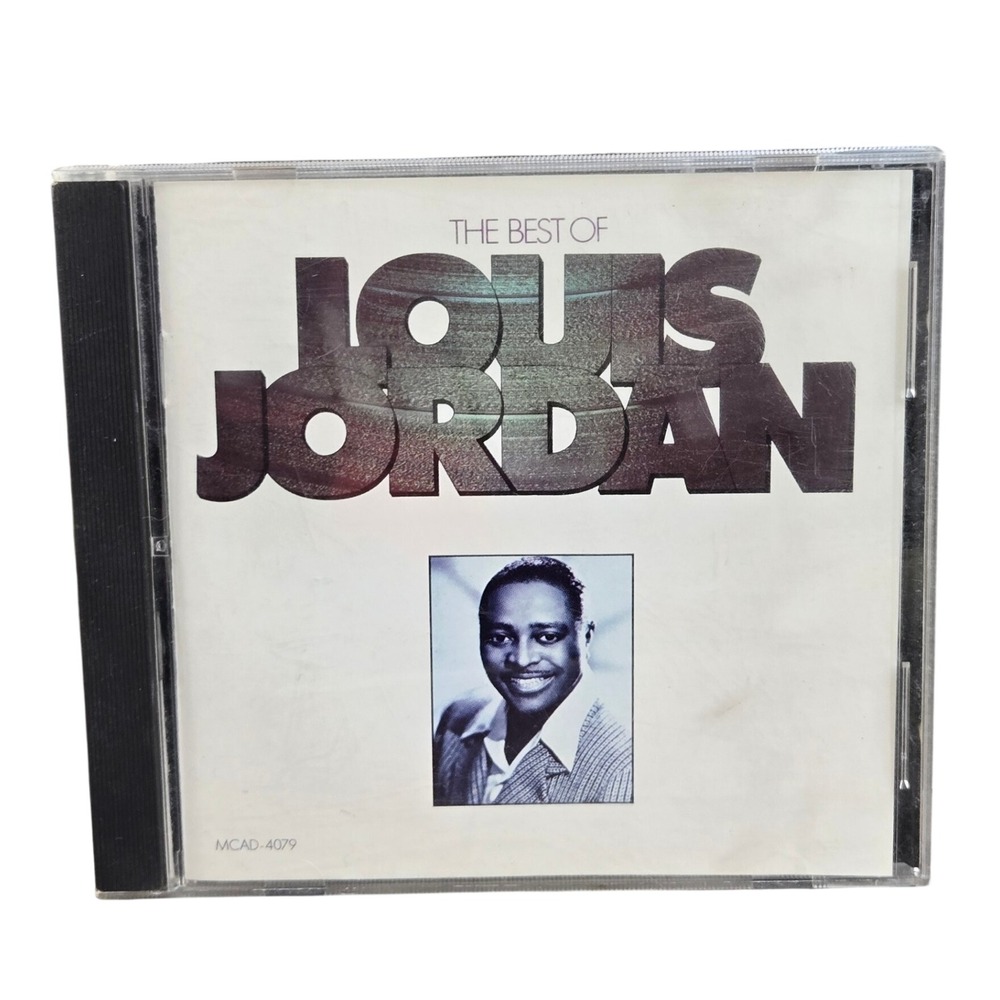 The Best of Louis Jordan CD Album Silver Black Tested MCA MCAD-4079 - Picture 1 of 3